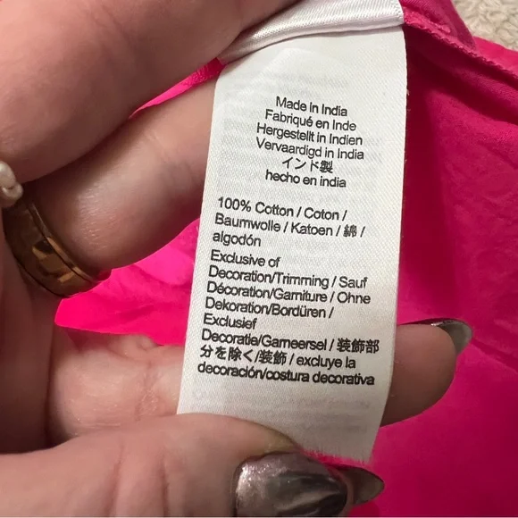 J Crew V Neck Mini Dress with Lace Trim M - Picture 6 of 8